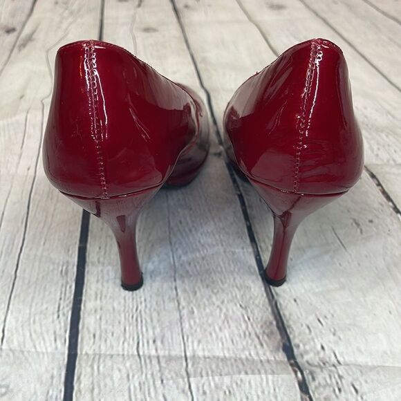 Moda Spana Red High Heel Shoes Size 9M - Picture 4 of 7